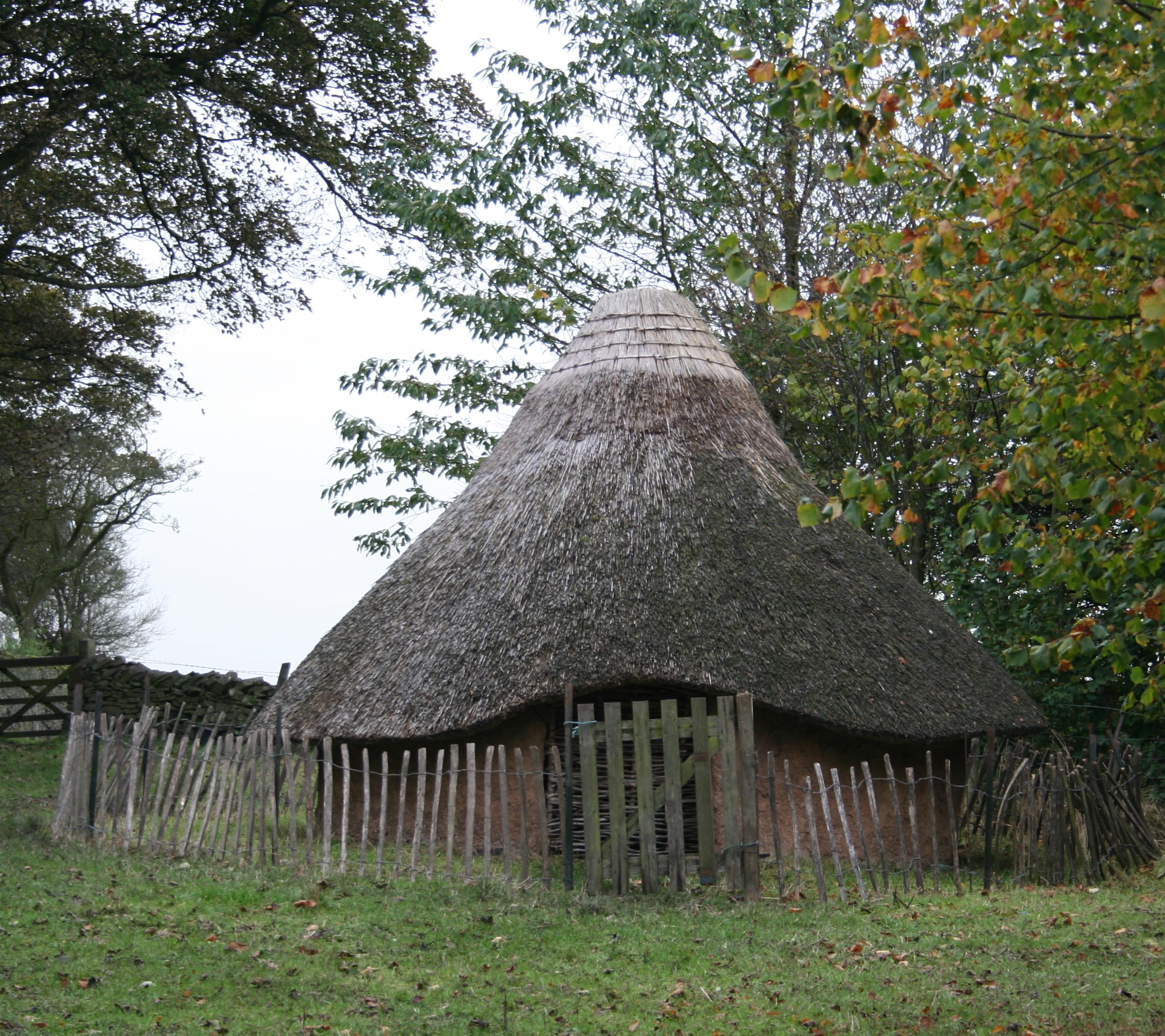 Conical hut on Mellor Hilltop